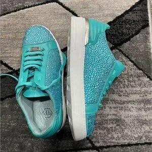 Philipp Plein | Shoes | Philipp Plein Sneakers Blue Bling  display picture 3